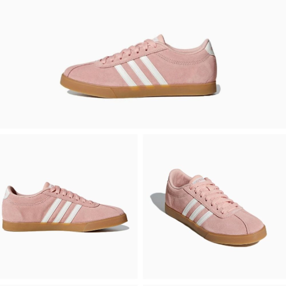 Adidas Neo CourtSet Pink Shoes 9.5 NWT F35767